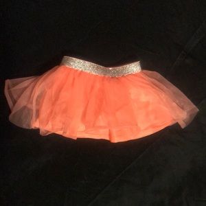 Coral tutu w/bling!